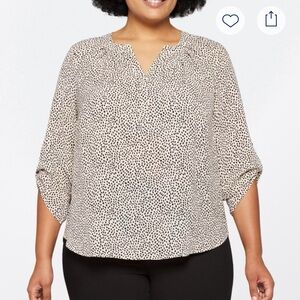 41 Hawthorn Black and White Patterned Blouse